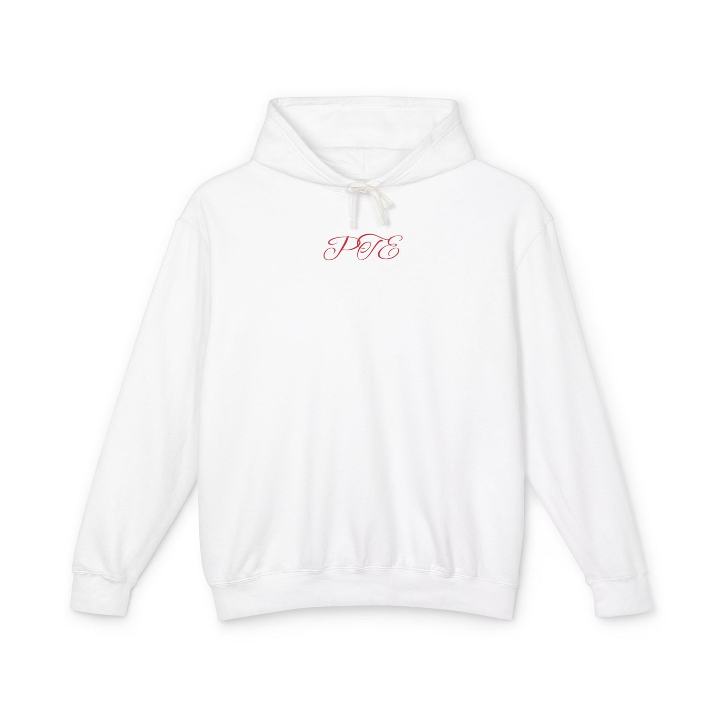 Paid To Exist Red Writing Hoodie