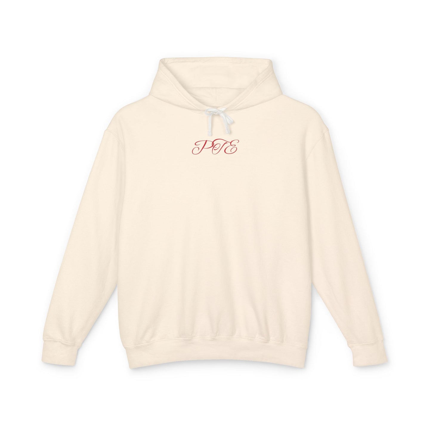 Paid To Exist Red Writing Hoodie