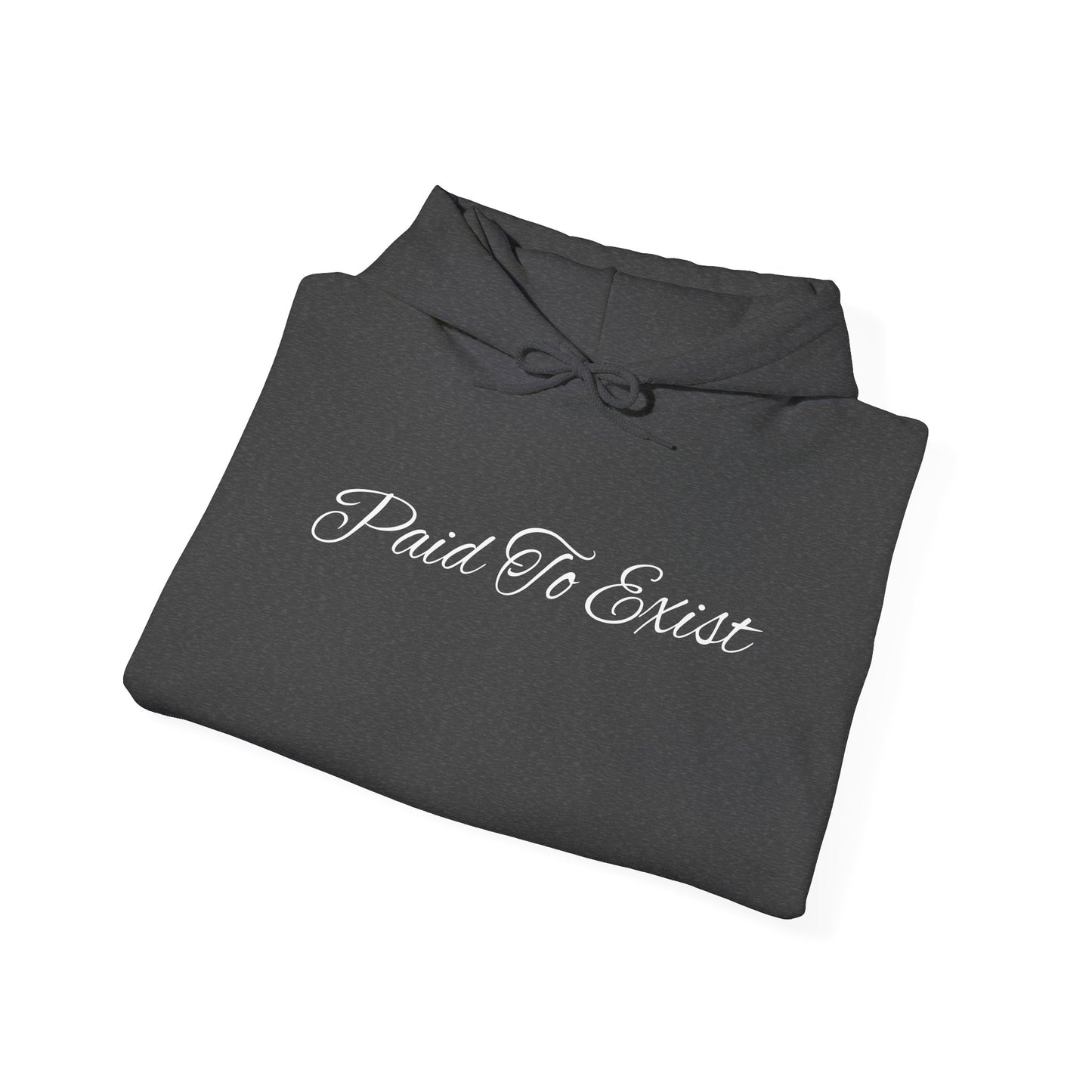 Paid To Exist Hoodie Black